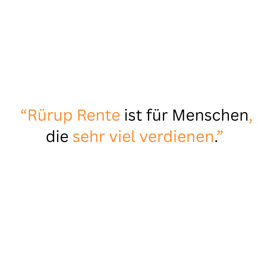 Rürup Rente